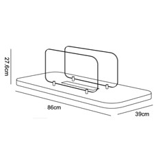 Rialto Bioethanol Eco Table Fireplace